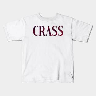 Crass - Simple Typography Style Kids T-Shirt